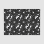 Atomic Star Cat MidCentury Moderne Kerstmis MCM T Tissuepapier (Voorkant)