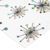 Atomic Starburst Groot Motief Midden Eeuw Tafelkleed (Gekanteld)