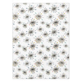 Atomic Starburst Groot Motief Midden Eeuw Tafelkleed (Voorkant)