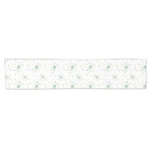 Atomic Starburst Mid Century Modern Patroon Korte Tafelloper (Horizontaal)