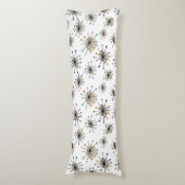 Atomic Starburst Pattern Midden-eeuw Lichaamskussen (Voorkant Verticaal)