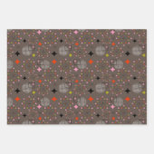 Atomic Starburst Retro Inpakpapier Vel (Voorkant 3)