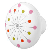 Atomic Starburst Retro keramische tegel Keramische Knop (Rechts)