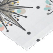 Atomic Starburst Retro Mid Century Modern Tafelkleed (Gekanteld)