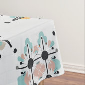 Atomic Starburst Retro Mid Century Modern Tafelkleed (Voorbeeld)
