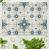 Atomic Starburst Retro Mid Century Modern Theedoek (Gevouwen)