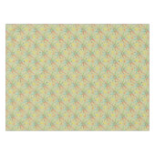 Atomic Starburst Retro Multicolored Patroon Tafelkleed (Voorkant (Horizontaal))