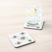 Atomic Starbursts 1950 Midden eeuw Bier Onderzetter (Rechterzijde)