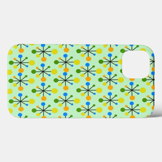 Atomic Starbursts iPhone/iPad case (Achterkant (horizontaal))