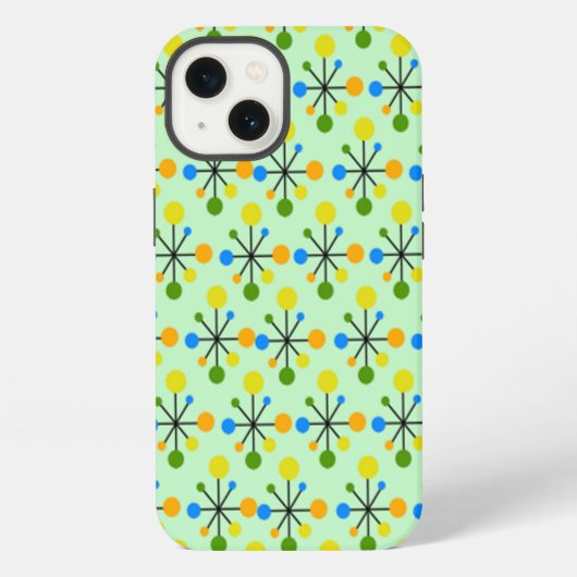 Atomic Starbursts iPhone/iPad case iPhone Hoesje (Achterkant)