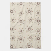 Atomic Starbursts Natuur Earth Tones Theedoek (Verticaal)