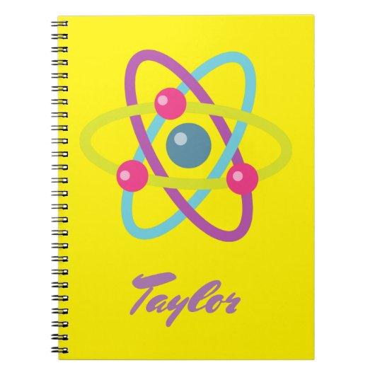 Atomic STEM Bright Yellow Notitieboek (Voorkant)