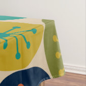 Atomic Stippen Mid Century Modern Tafelkleed (Voorbeeld)