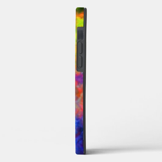 [Atomic Stropdas-Dye] Psychedelic Rainbow-kleuren Case-Mate iPhone Case (Achterkant / Links)