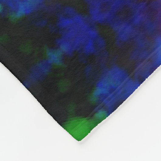 [Atomic Stropdas-Dye] Psychedelic Rainbow-kleuren Fleece Deken (Hoek)