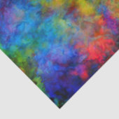 [Atomic Stropdas-Dye] Psychedelic Rainbow-kleuren Tissuepapier (Detail)