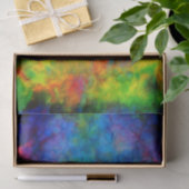 [Atomic Stropdas-Dye] Psychedelic Rainbow-kleuren Tissuepapier (Geschenk)