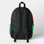 [Atomic Stropdas-Dye] Regenboog Kleuren Bookbag Ru Bedrukte Rugzak (Achterkant)
