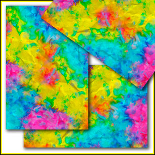 [Atomic Stropdas-Dye] V2 Psychedelic Rainbow-kleur Tissuepapier