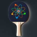 Atomic Structure Science Tafeltennisbatje<br><div class="desc">Koel,  trendy en lol,  pop kunst pingpongpeddel ontworpen als cadeau voor alle wetenschappers,  wetenschapsdocenten,  wetenschapsstudenten,  kortom,  elke wetenschapsgeek in je leven (en dat geldt ook voor jou)! Ontworpen door: Science Geekness© op http://www.zazzle.com/sciencegeekness*</div>