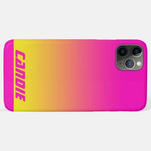 ATOMIC SUNSET FLORESCENT ROOS YELLOW Case-Mate iPhone CASE (Achterkant (horizontaal))