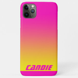ATOMIC SUNSET FLORESCENT ROOS YELLOW Case-Mate iPhone CASE