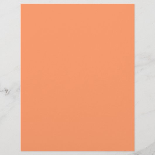 Atomic Tangerine (effen kleur) Flyer (Voorkant)