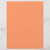 Atomic Tangerine (effen kleur) Flyer (Achterkant)