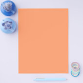 Atomic Tangerine (effen kleur) Flyer (Enkel)