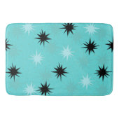 Atomic Turquoise Starbursts Badmat (Voorkant)