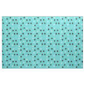 Atomic Turquoise Starbursts Combed Cotton Fabric Stof (Yard (91,4 cm))