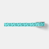 Atomic Turquoise Starbursts Grosgrain Ribbon Lint (Voorkant)