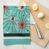 Atomic Turquoise Theedoek (Quarter Fold)