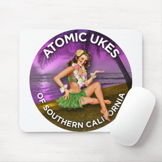 Atomic Ukes Hula Girl Muismat (Met muis)