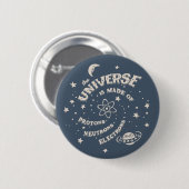 Atomic Universe Morons Ronde Button 5,7 Cm (Voorkant /achterkant)