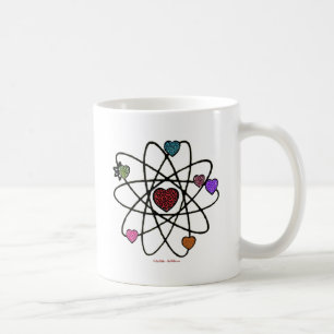 Atomic Valentijn Leopard Print Hearts Koffiemok