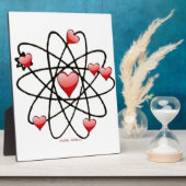 Atomic Valentijn Red Hearts Fotoplaat (Zijkant)