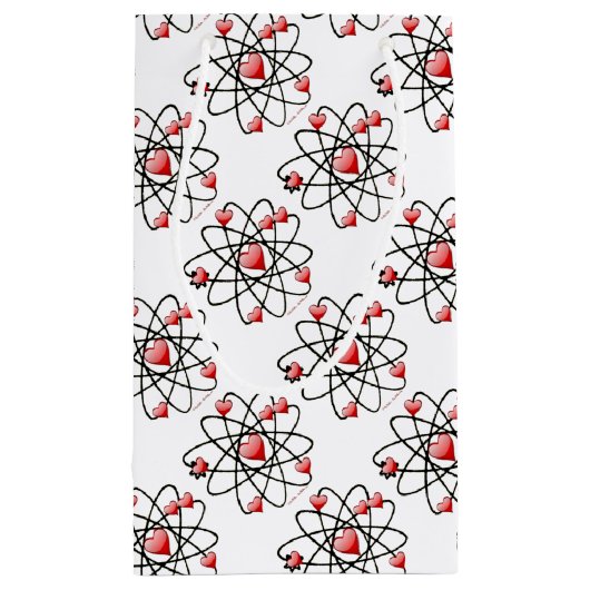 Atomic Valentijn Red Hearts Klein Cadeauzakje (Achterkant)