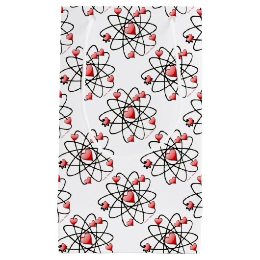 Atomic Valentijn Red Hearts Klein Cadeauzakje (Voorkant)