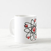 Atomic Valentijn Red Hearts Koffiemok (Voorkant links)