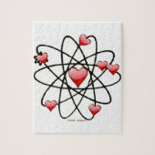 Atomic Valentijn Red Hearts Legpuzzel (Verticaal)