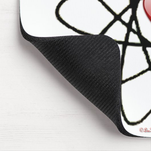 Atomic Valentijn Red Hearts Muismat (Hoek)