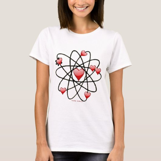 Atomic Valentijn Red Hearts T-shirt (Voorkant)