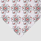 Atomic Valentijn Red Hearts Tissuepapier (Detail)