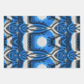 Atomisch Blauw Inpakpapier Vel (Voorkant 3)