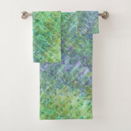 atomisch zee glas : badhanddoek set bad handdoek