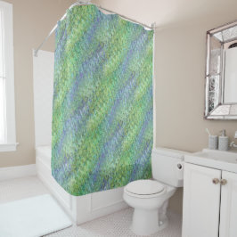 atomisch zee glas : douchegordijn
