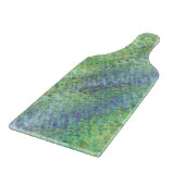 atomisch zee glas - groenen en blauwen : snijplank (Hoek)