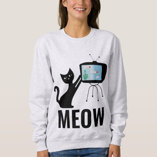 ATOMISCHE CAT-RETO ART T-SHIRS TRUI (Voorkant)