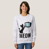 ATOMISCHE CAT-RETO ART T-SHIRS TRUI (Voorkant volledig)